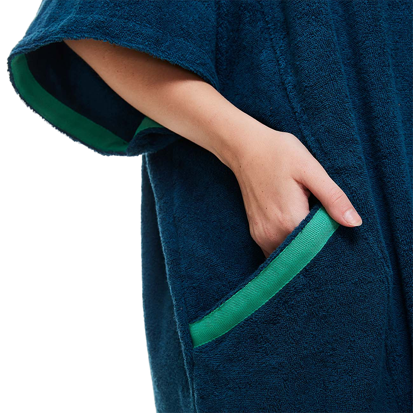Women's Adult Hooded Towel Robe Navy