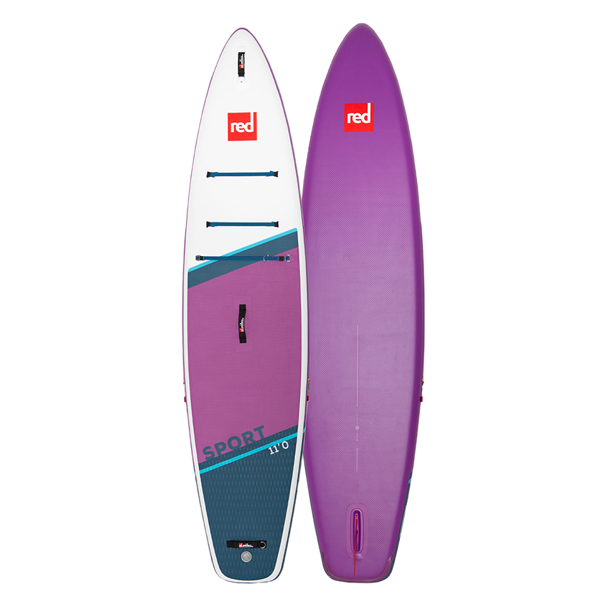 11'0" Sport Purple MSL Inflatable Paddle Board Package