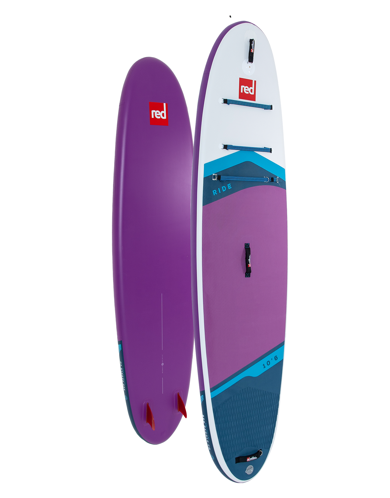 10'6" Ride Purple MSL Inflatable Paddle Board Package.