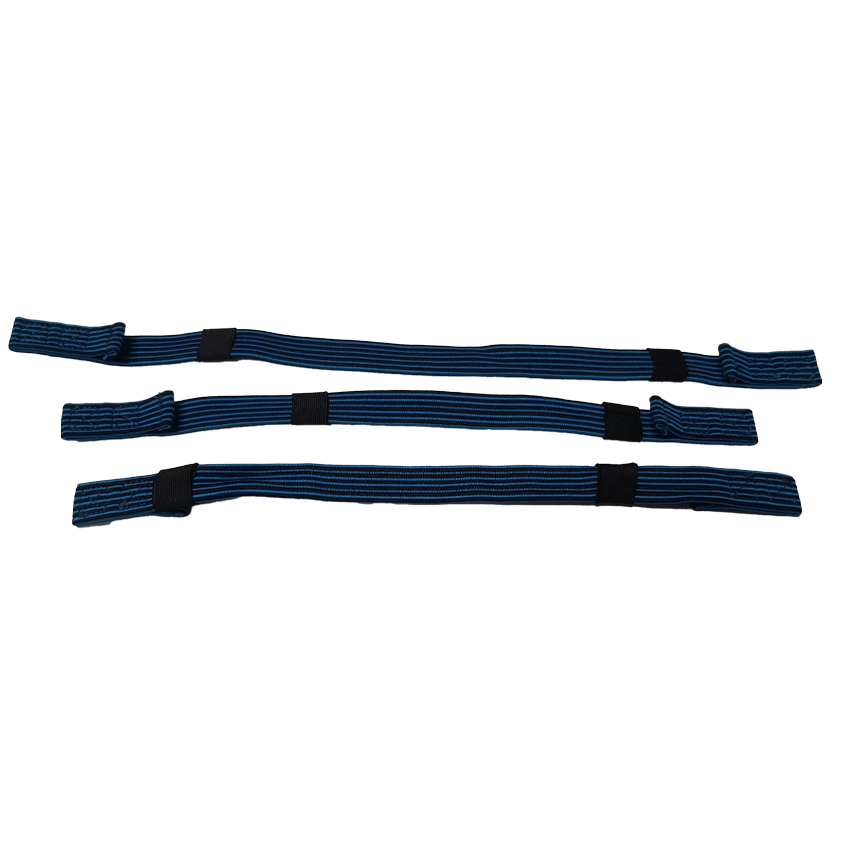 Flat Bungee 3 Pack - Blue