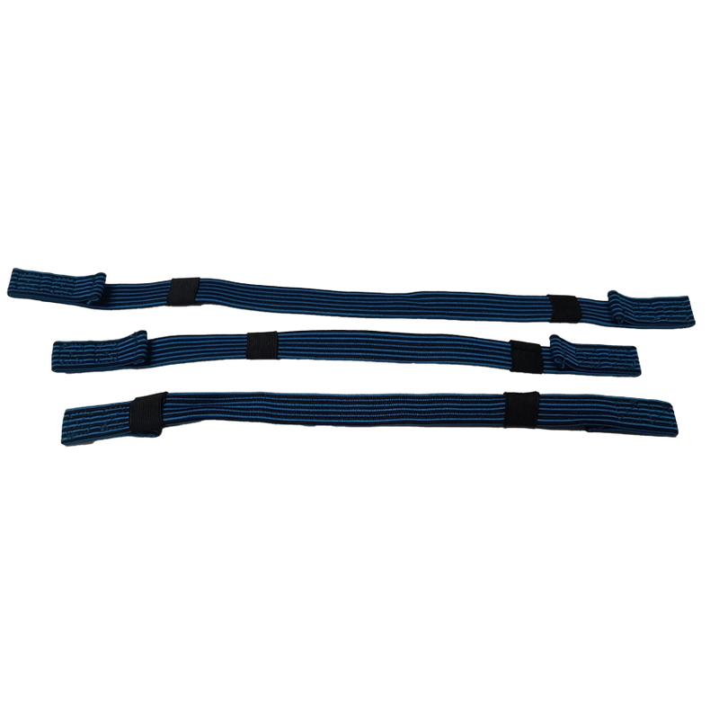 Flat Bungee 3 Pack - Blue