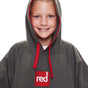 Quick Dry Microfibre Kid's Hooded Towel Robe - Grey
