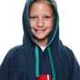Kid's Quick Dry Microfibre Changing Robe - Navy