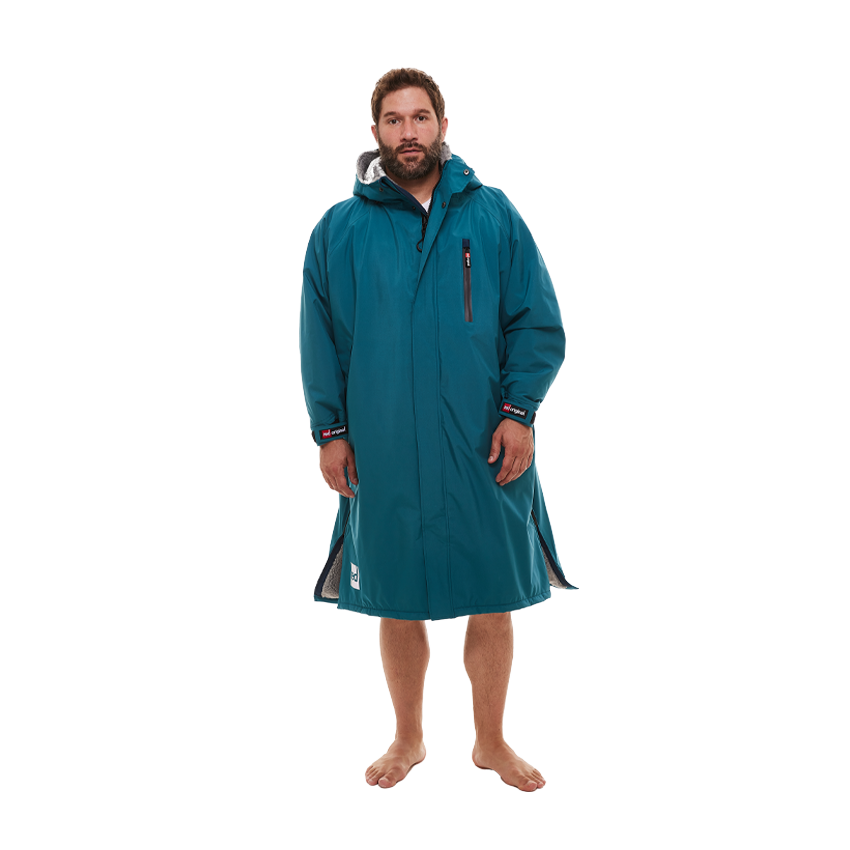 Men's Long Sleeve Pro Change Robe EVO - Teal