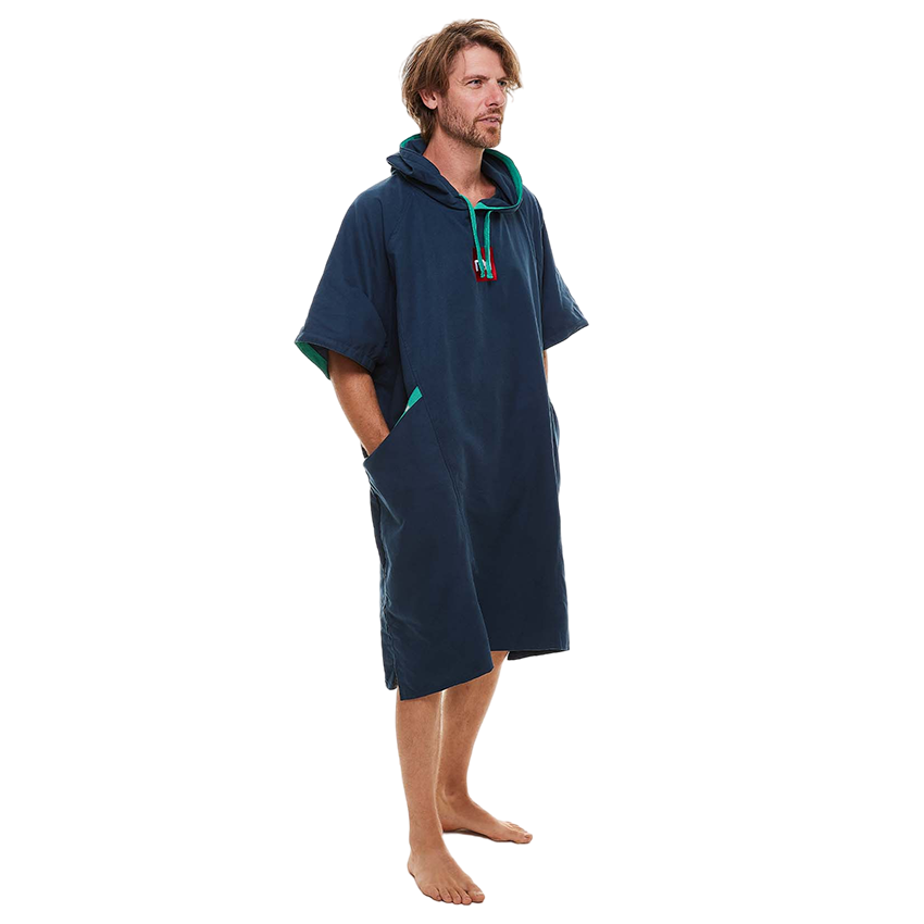 Men's Quick Dry Microfibre Changing Robe - Navy