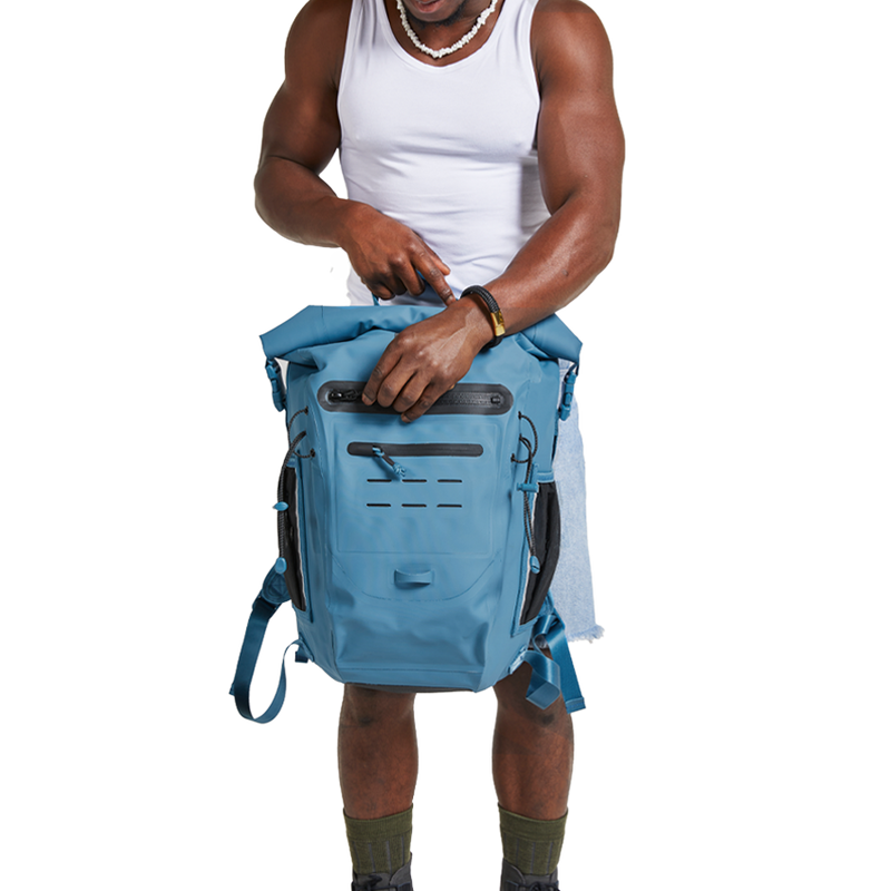 Blue Waterproof Backpack Adventure Waterproof Backpack 30L - Storm Blue