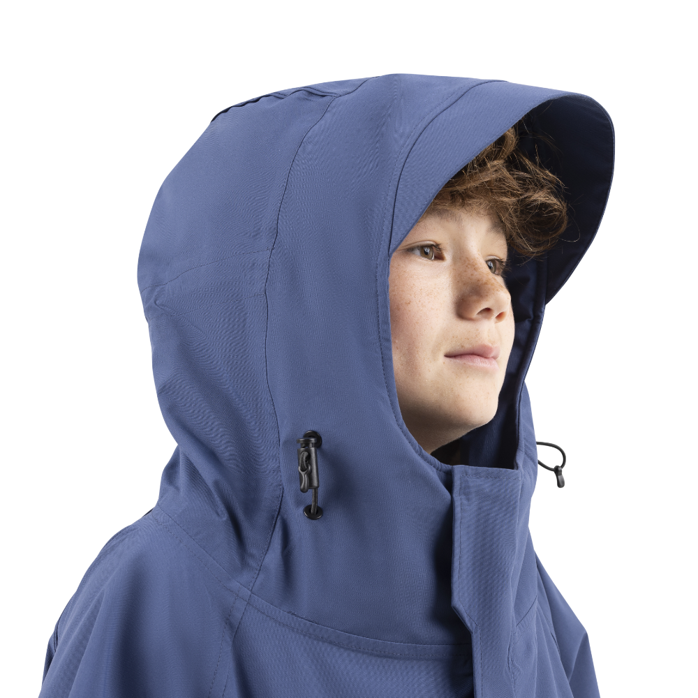 Kids’ Long Sleeve Dry Waterproof Changing Robe Alter EVO Pro - Admiral Blue