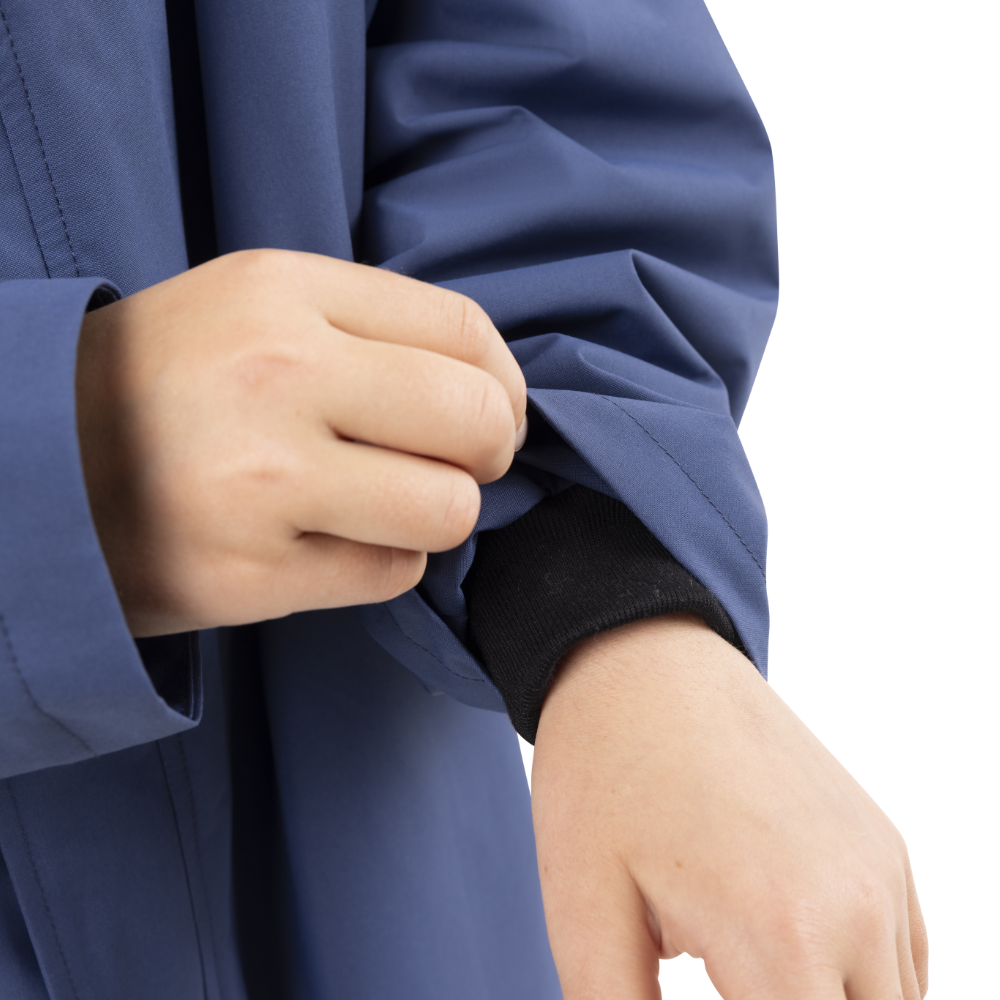Kids’ Long Sleeve Dry Waterproof Changing Robe Alter EVO Pro - Admiral Blue