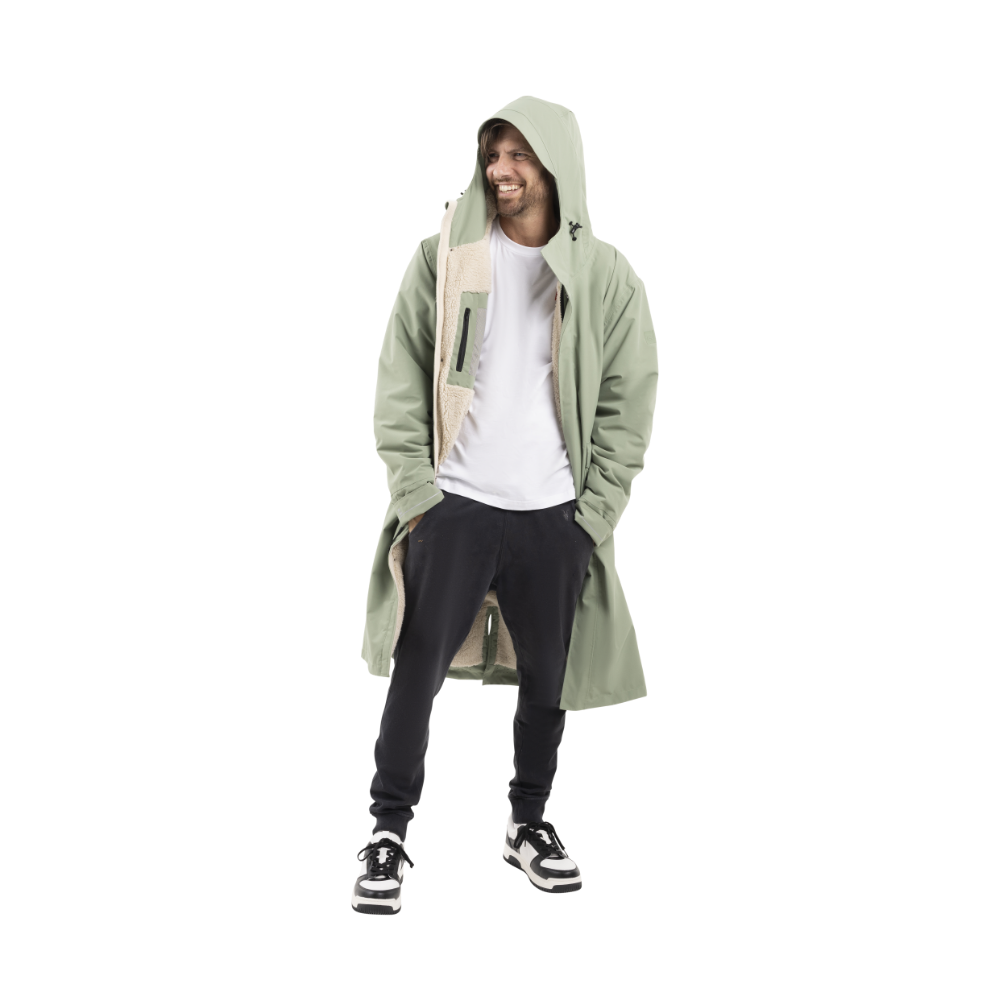 Men's EVO Pro Slimline Waterproof Parka Jacket - Sage Green