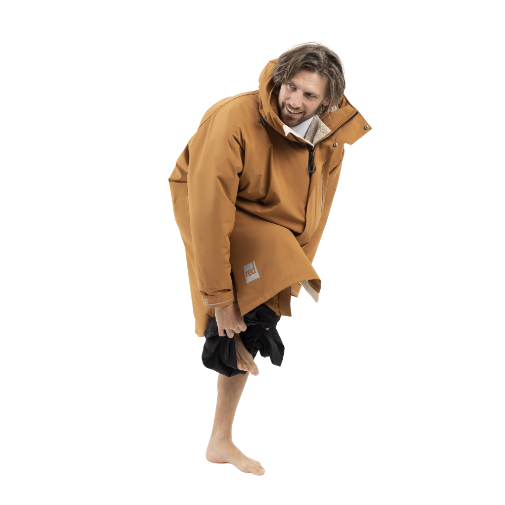 Men's Long Sleeve Dry Waterproof Changing Robe Alter EVO - Caramel