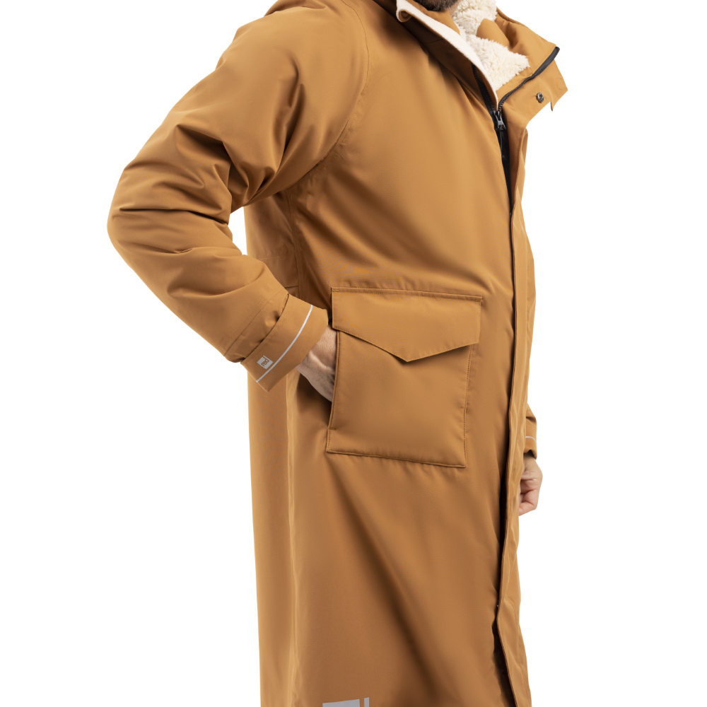 Men's EVO Pro Slimline Waterproof Parka Jacket - Caramel