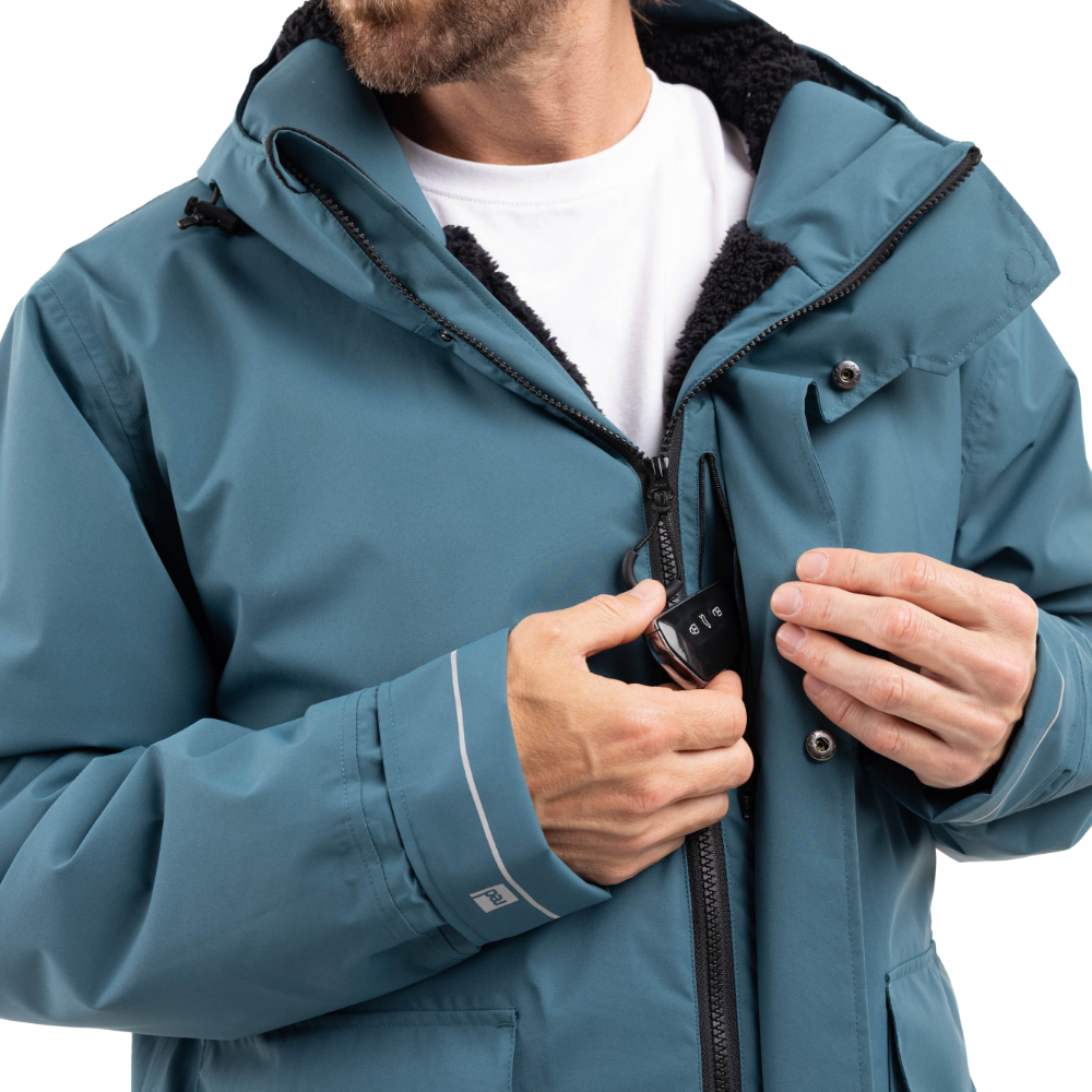 Men's EVO Pro Slimline Waterproof Parka Jacket - Deep Teal