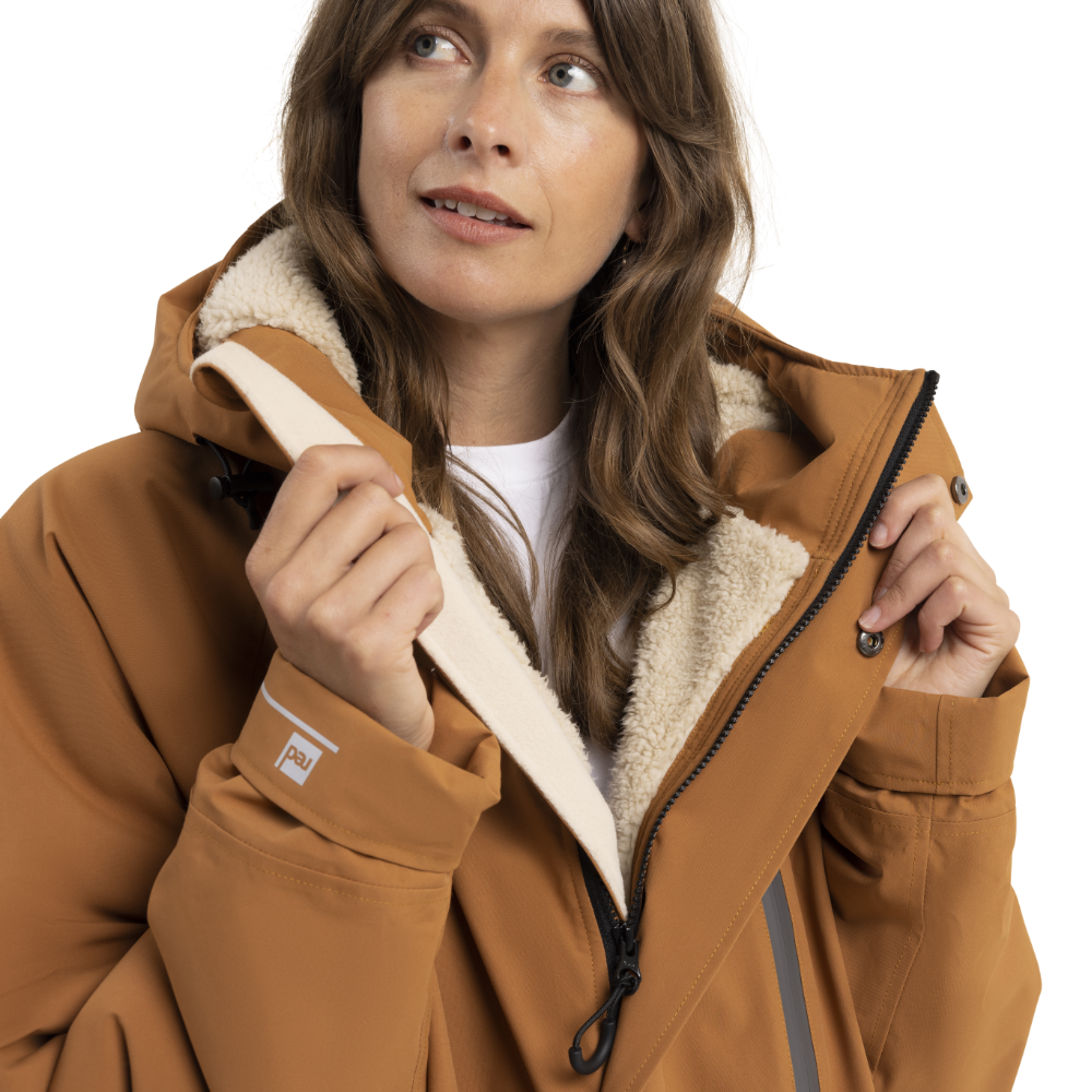 Women's Long Sleeve Dry Waterproof Changing Robe Alter EVO - Caramel
