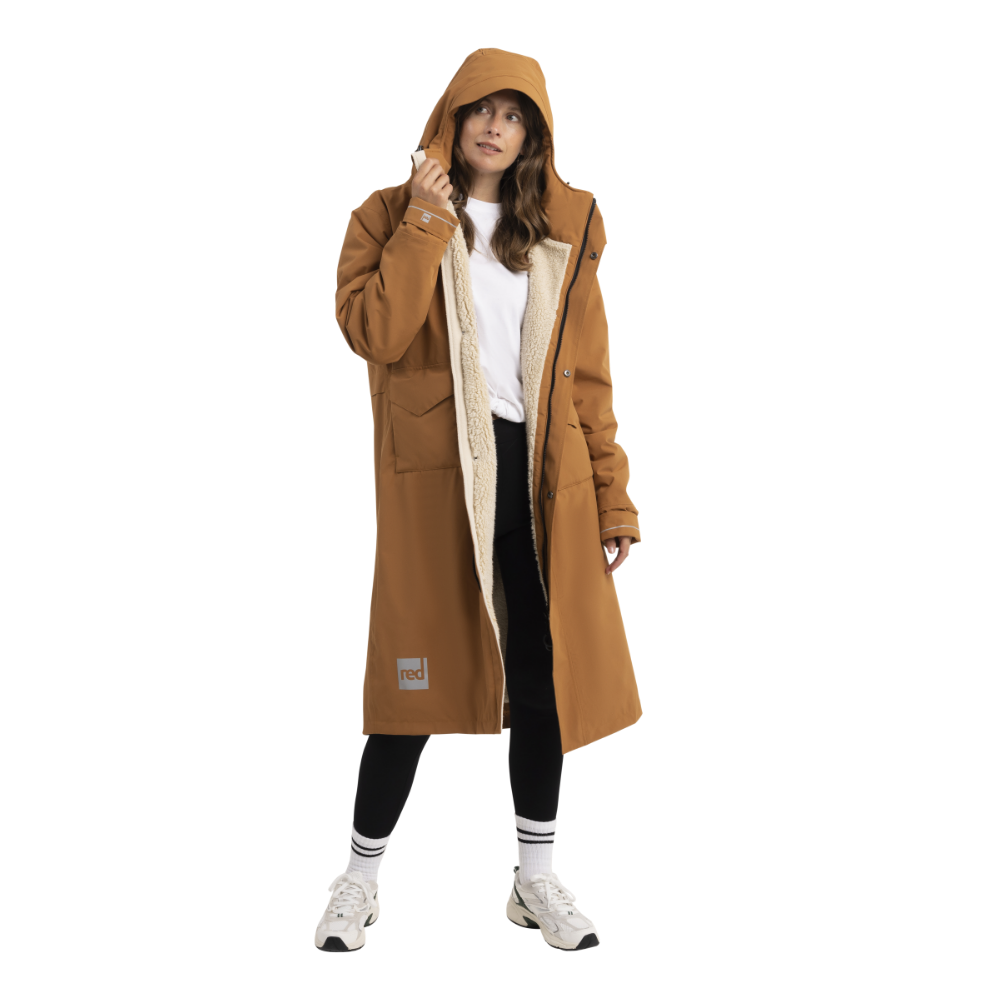 Women's EVO Pro Slimline Waterproof Parka Jacket - Caramel