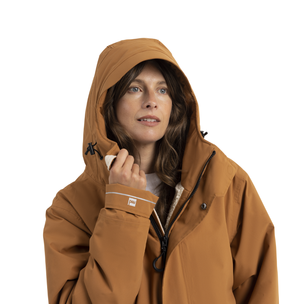 Women's EVO Pro Slimline Waterproof Parka Jacket - Caramel