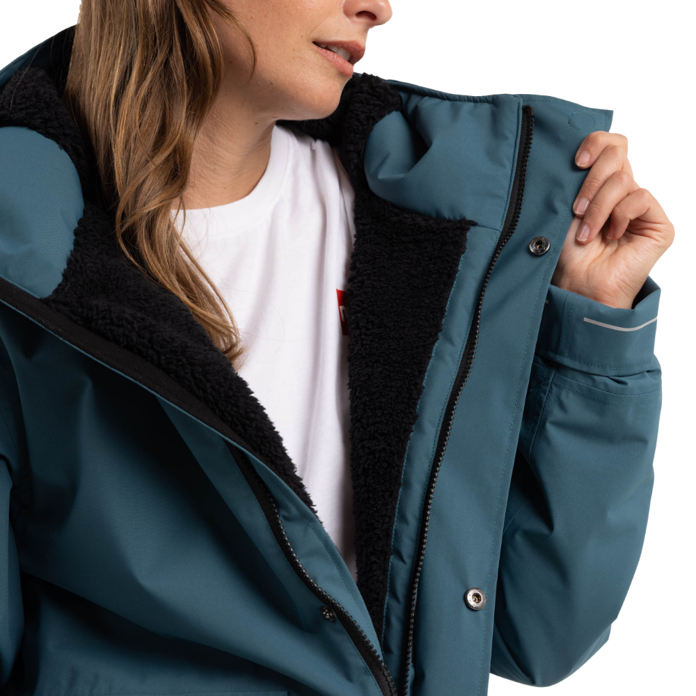 Women's EVO Pro Slimline Waterproof Parka Jacket - Deep Teal