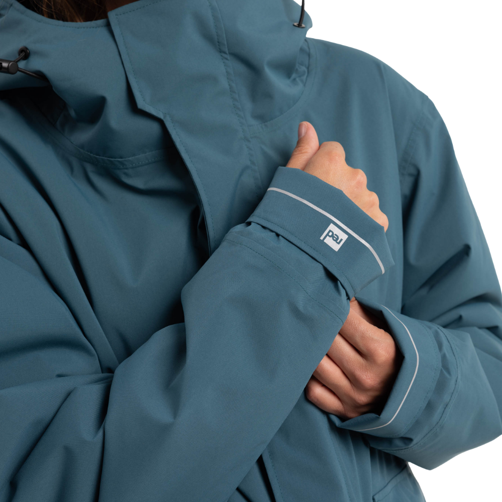 Women's EVO Pro Slimline Waterproof Parka Jacket - Deep Teal