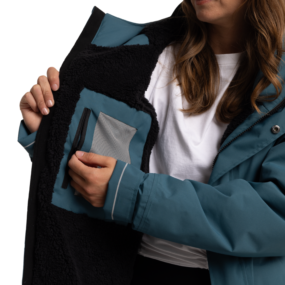 Women's EVO Pro Slimline Waterproof Parka Jacket - Deep Teal