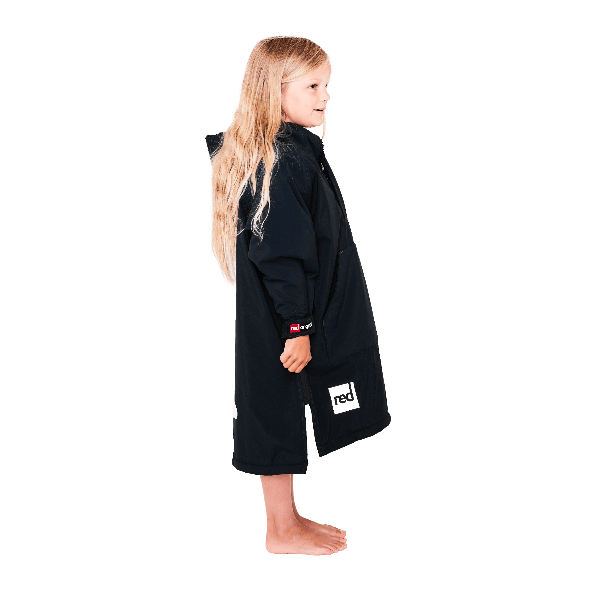 Kids Dry Poncho - Black