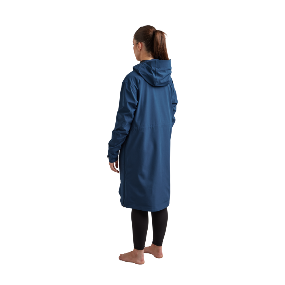 Women's Pursuit Waterproof Lightweight Changing Robe Jacket - Ocean Blue