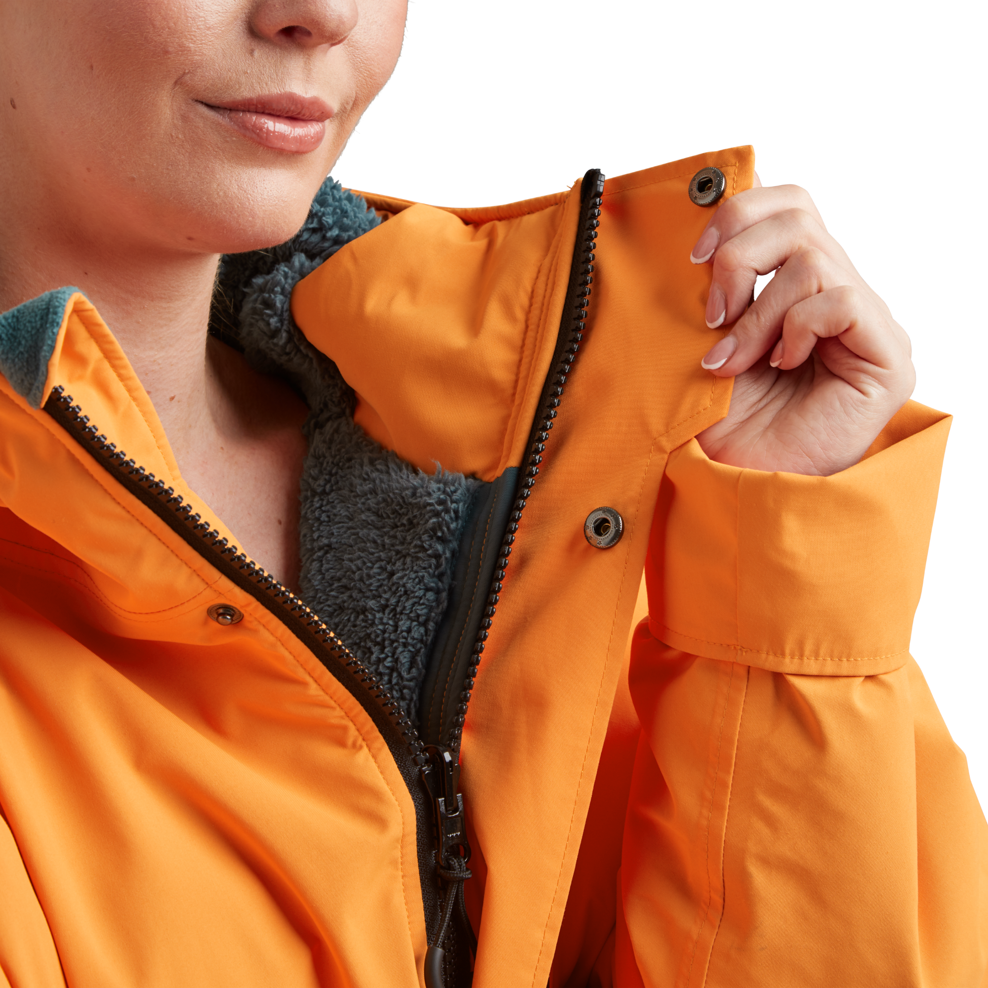 Women's Long Sleeve Waterproof Dry Changing Robe Alter Evo - Bitter Orange