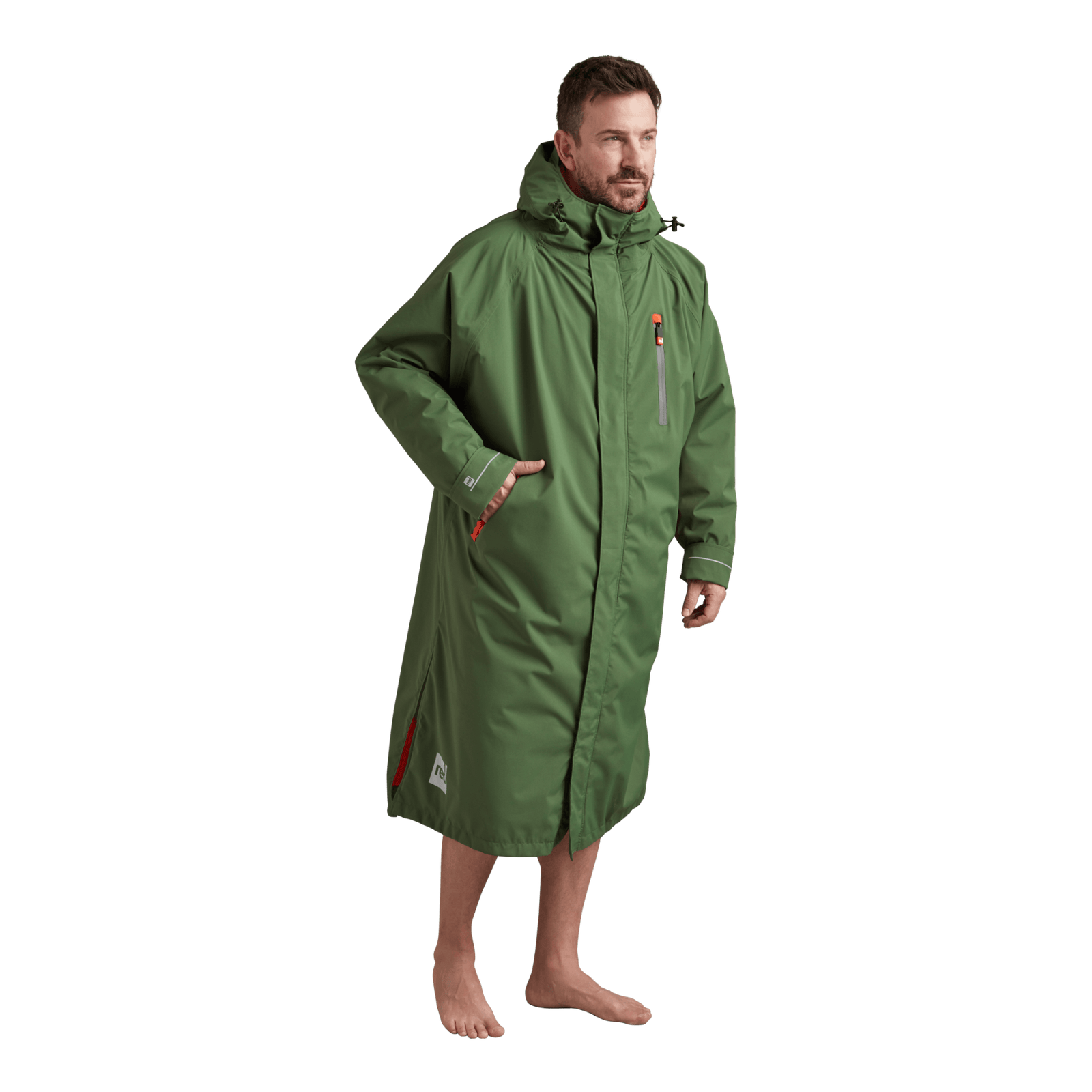 Men's Long Sleeve Waterproof Dry Changing Robe Alter Evo - Forest Green