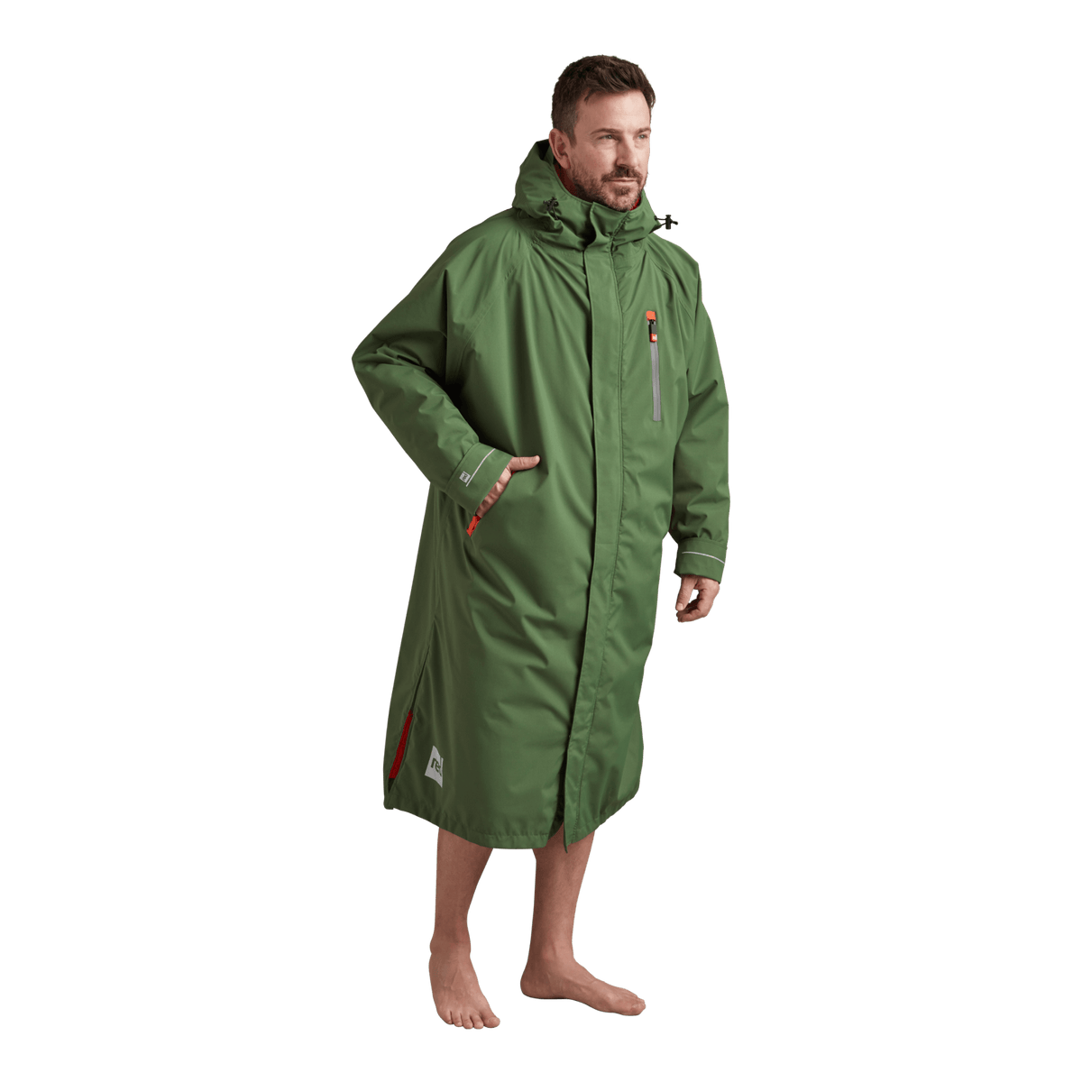 Men's Long Sleeve Dry Waterproof Changing Robe Alter Evo Pro-Green ...