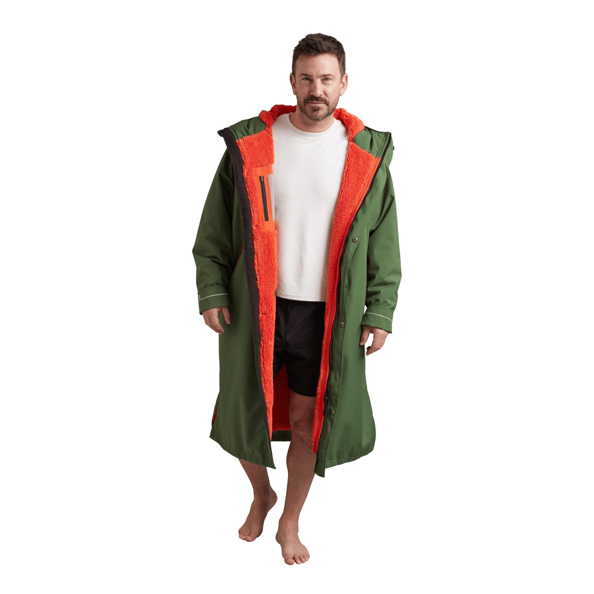 Men's Long Sleeve Waterproof Dry Changing Robe Alter Evo - Forest Green