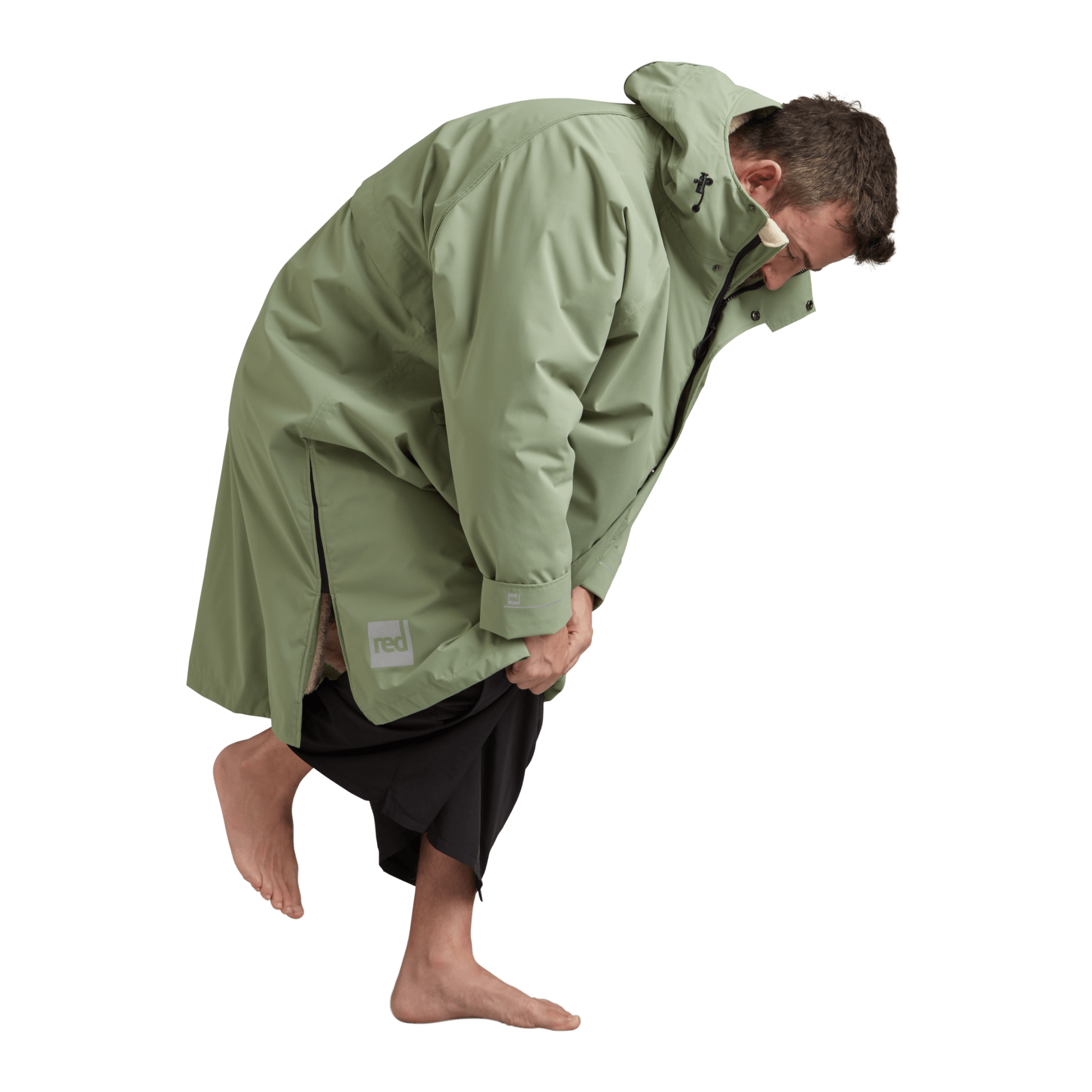 Men's Long Sleeve Waterproof Dry Changing Robe Alter Evo - Sage Green