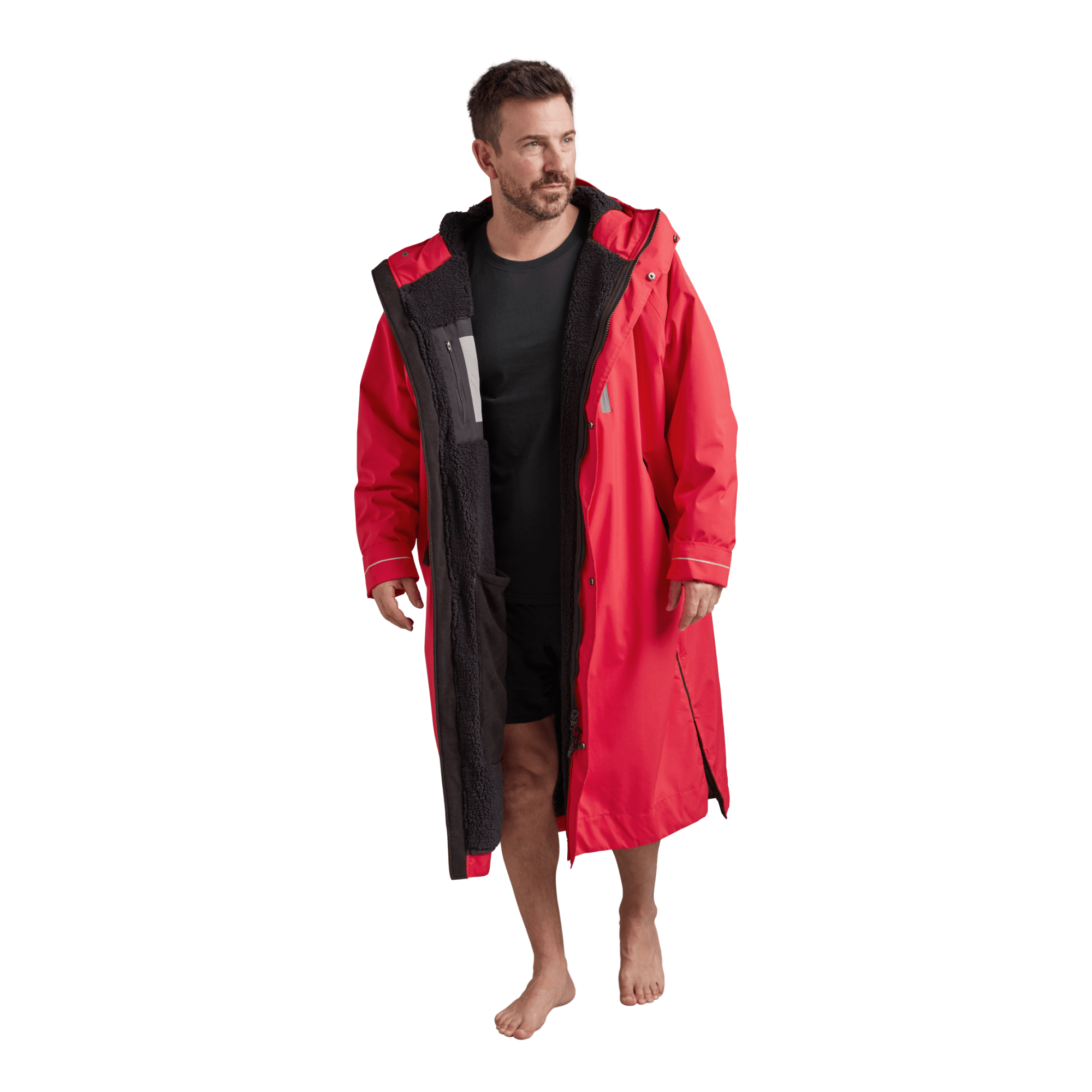 Men's Long Sleeve Waterproof Dry Changing Robe Alter Evo - Siren Red