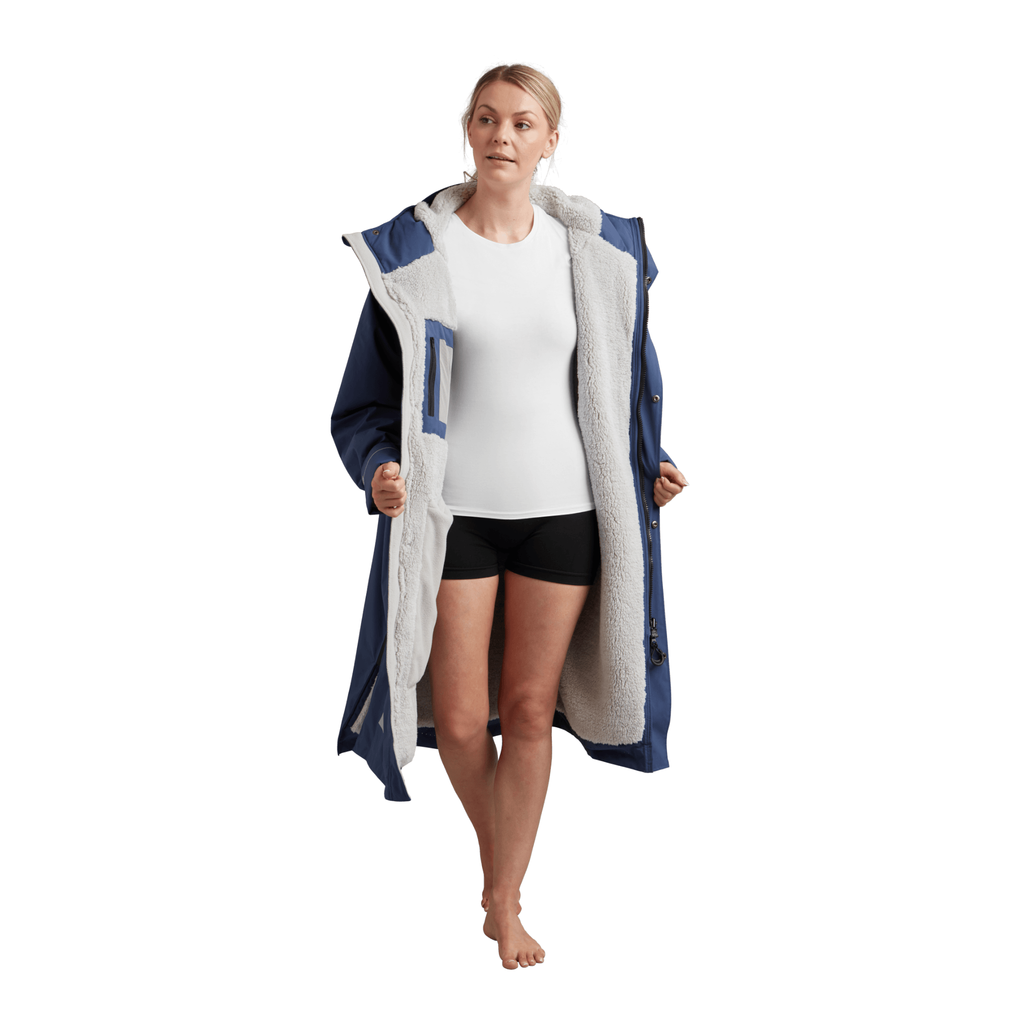 Women's Long Sleeve Waterproof Dry Changing Robe Alter Evo - Admiral Blue