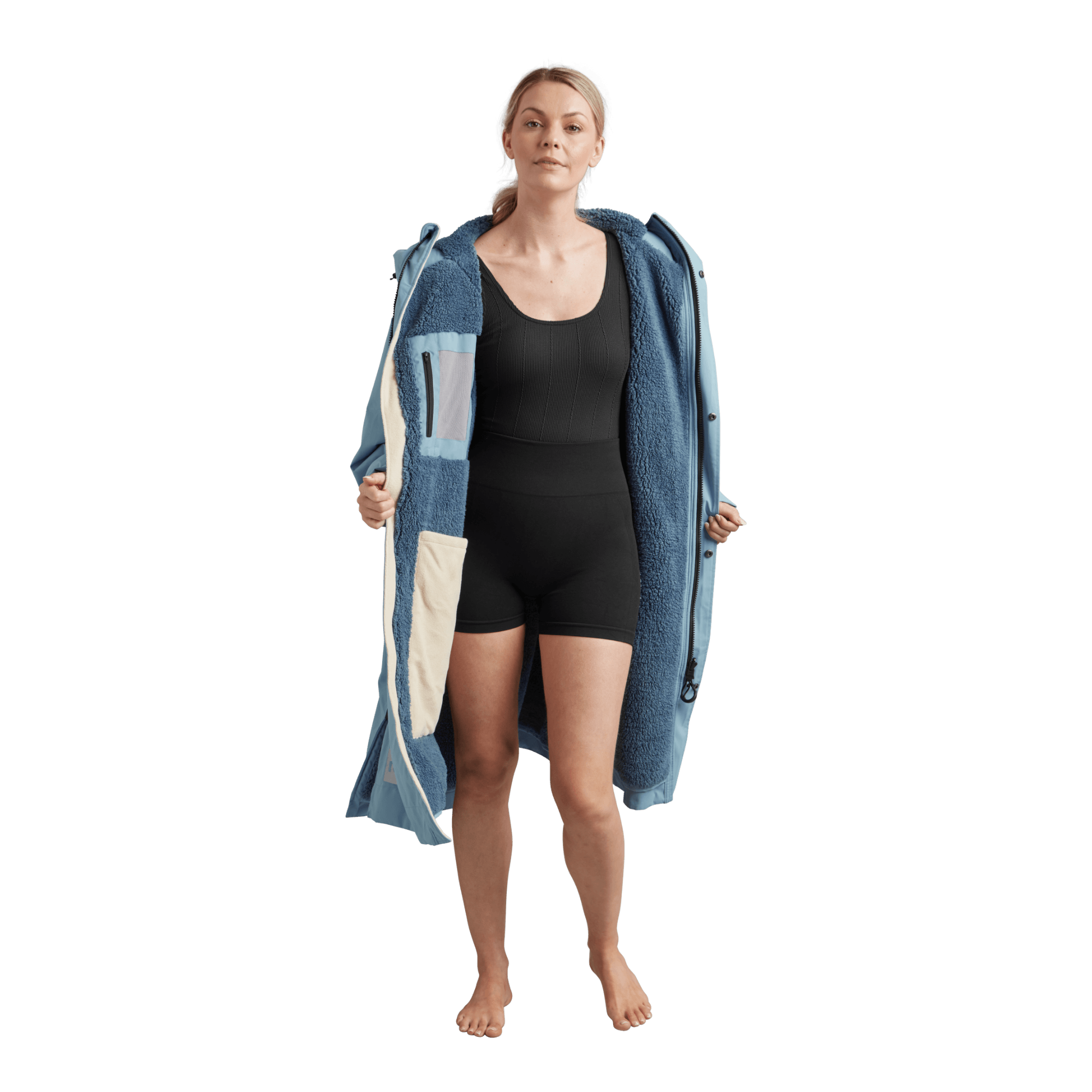 Women's Long Sleeve Waterproof Dry Changing Robe Alter Evo - Alpine Blue