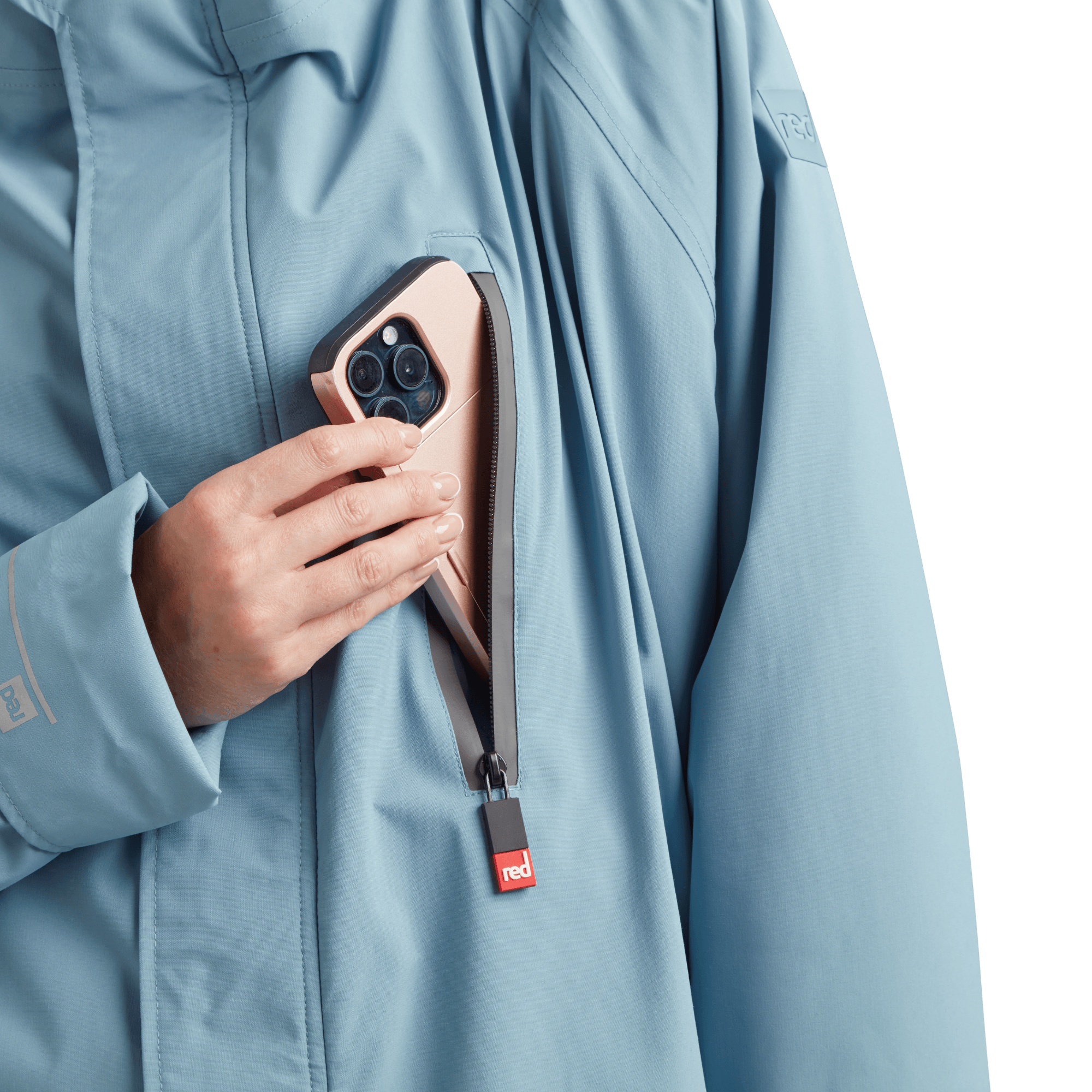 Women's Long Sleeve Waterproof Dry Changing Robe Alter Evo - Alpine Blue