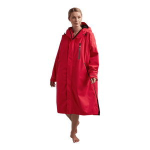 Women's Long Sleeve Waterproof Dry Changing Robe Alter Evo - Siren Red