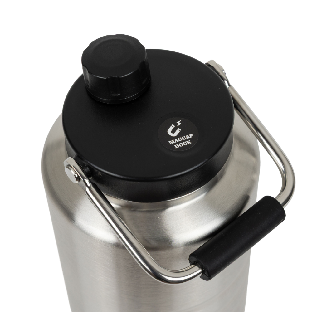 2L Insulated Canteen Bottle - Silver