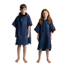 Kids' Hooded Quick Dry Microfibre Poncho Changing Robe - Admiral Blue