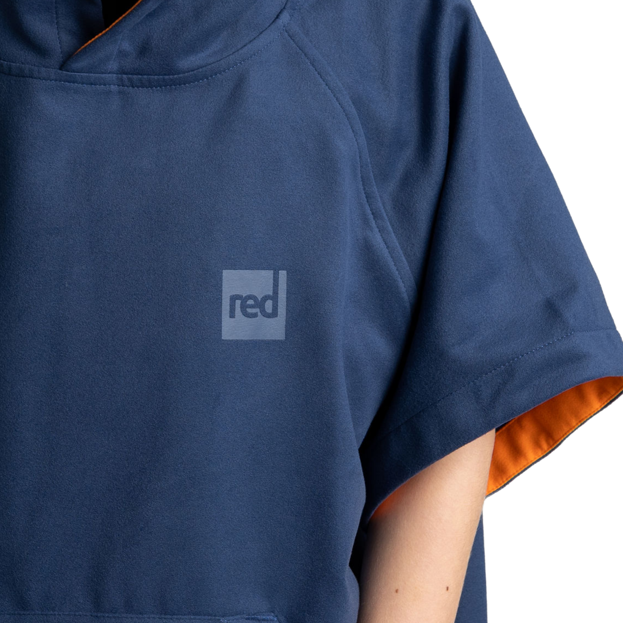 Kids' Hooded Quick Dry Microfibre Poncho Changing Robe - Admiral Blue