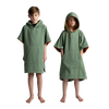 Kids' Hooded Quick Dry Microfibre Poncho Changing Robe - Sage Green