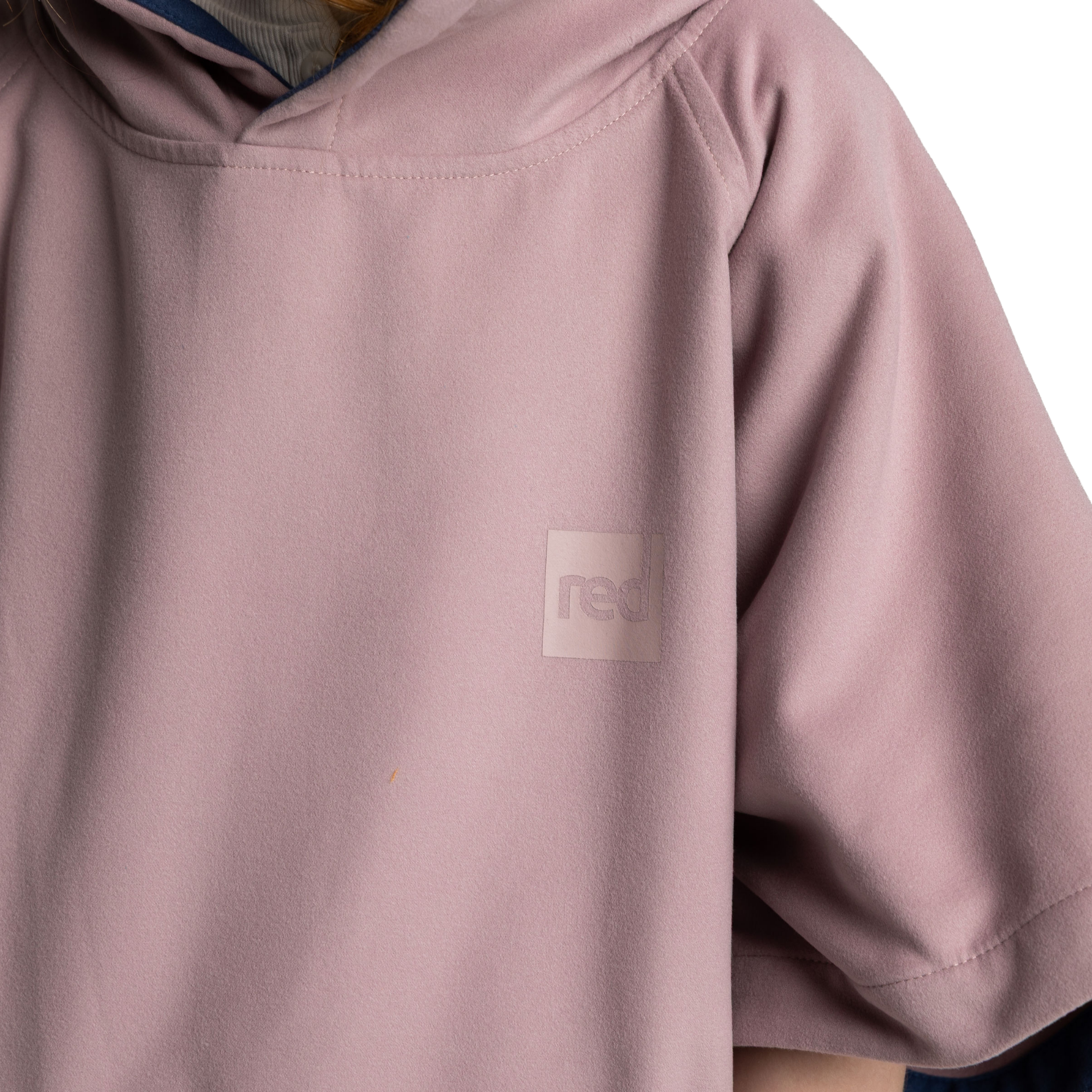 Kids' Hooded Quick Dry Microfibre Poncho Changing Robe - Salty Pink