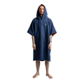 Men's Hooded Quick Dry Microfibre Poncho Changing Robe - Admiral Blue