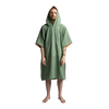 Men's Hooded Quick Dry Microfibre Poncho Changing Robe - Sage Green