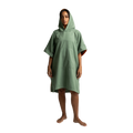 Women's Hooded Quick Dry Microfibre Poncho Changing Robe - Sage Green