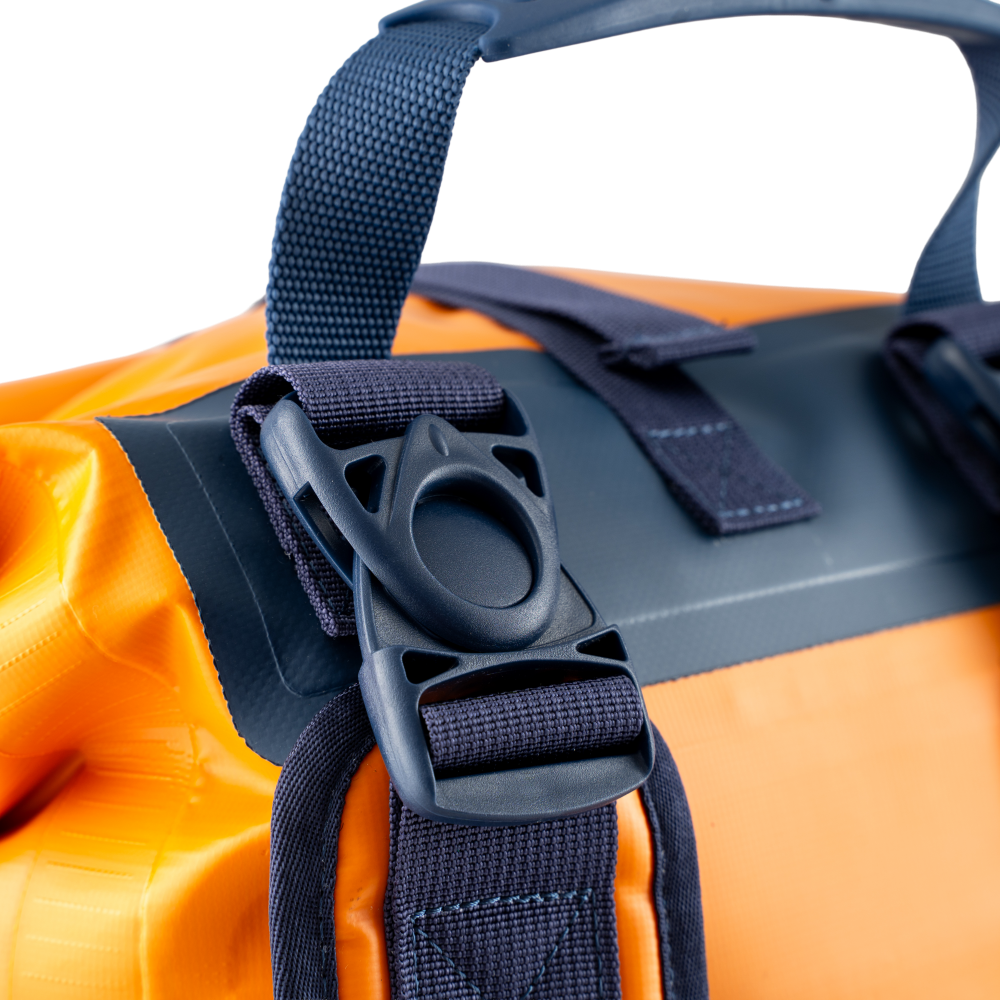 Waterproof Roll Top Dry Bag Backpack 30L - Bitter Orange