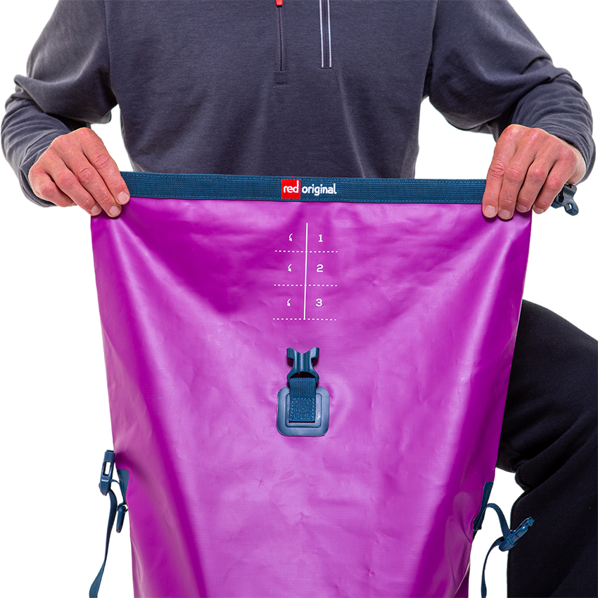 Waterproof Roll Top Dry Bag Backpack - Venture Purple