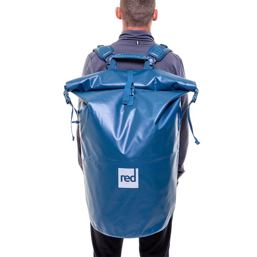 Waterproof Roll Top Dry Bag Backpack - Deep Blue