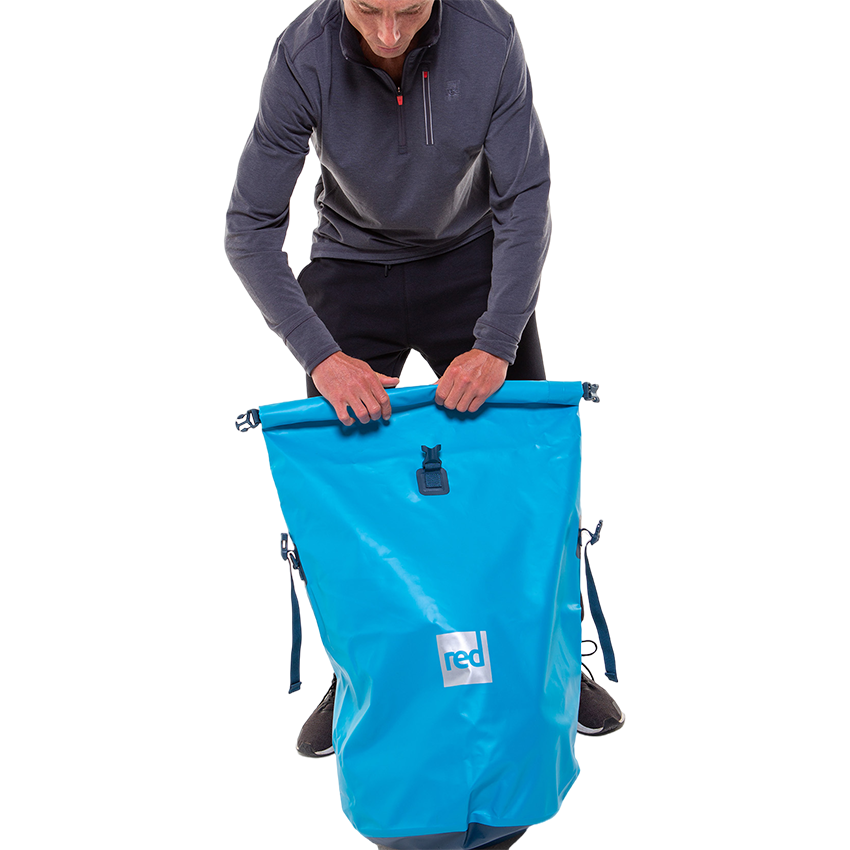 Waterproof Roll Top Dry Bag Backpack - Ride Blue