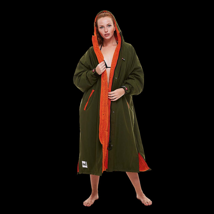 Women's Long Sleeve Pro Change Robe EVO - Parker Green