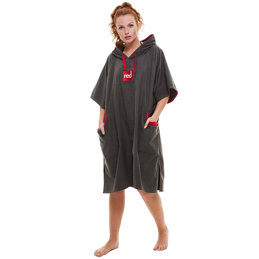 Women's Quick Dry Microfibre Changing Robe - Grey