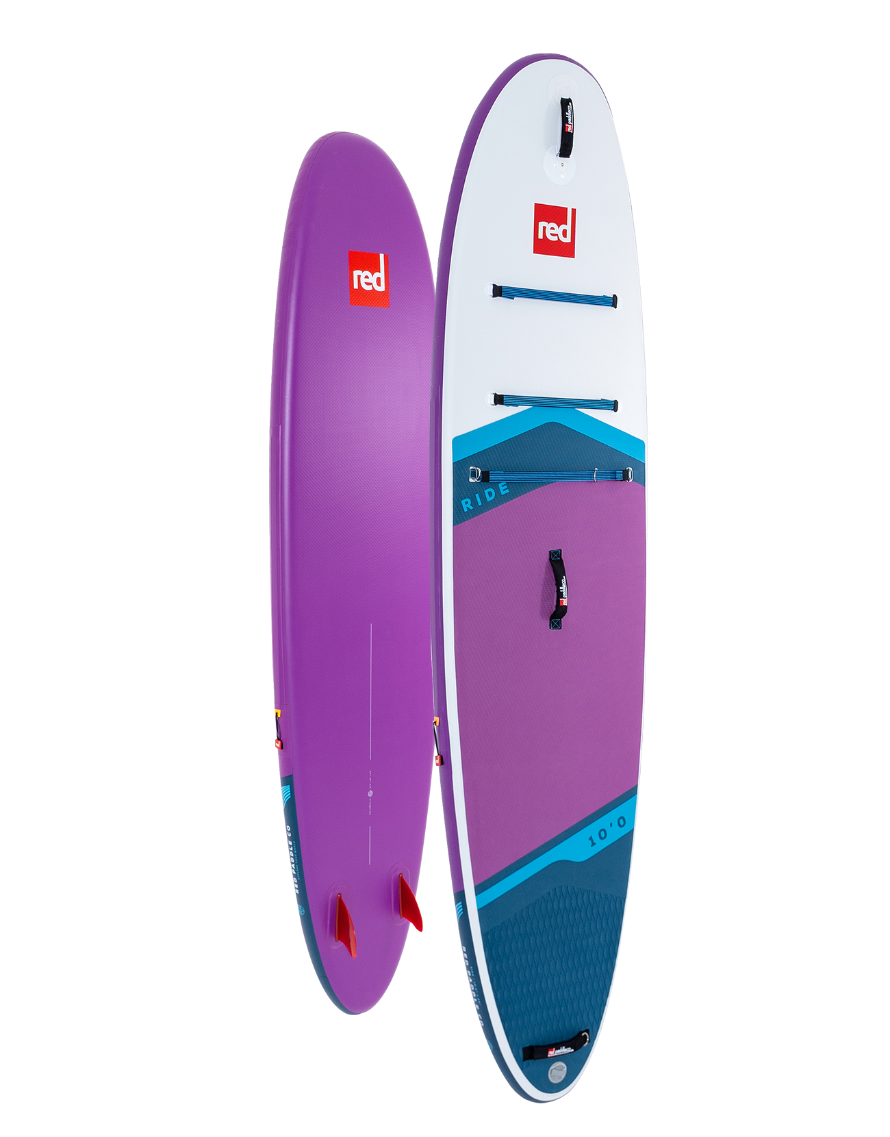 10'0" Ride Purple MSL Inflatable Paddle Board Package