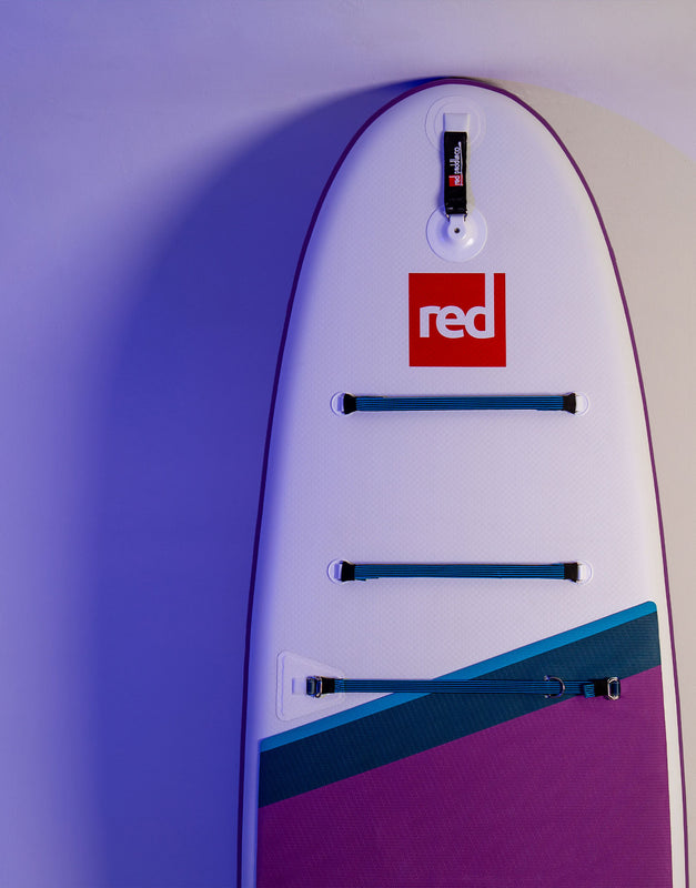 10'6 Ride Purple Inflatable Paddle Board Package